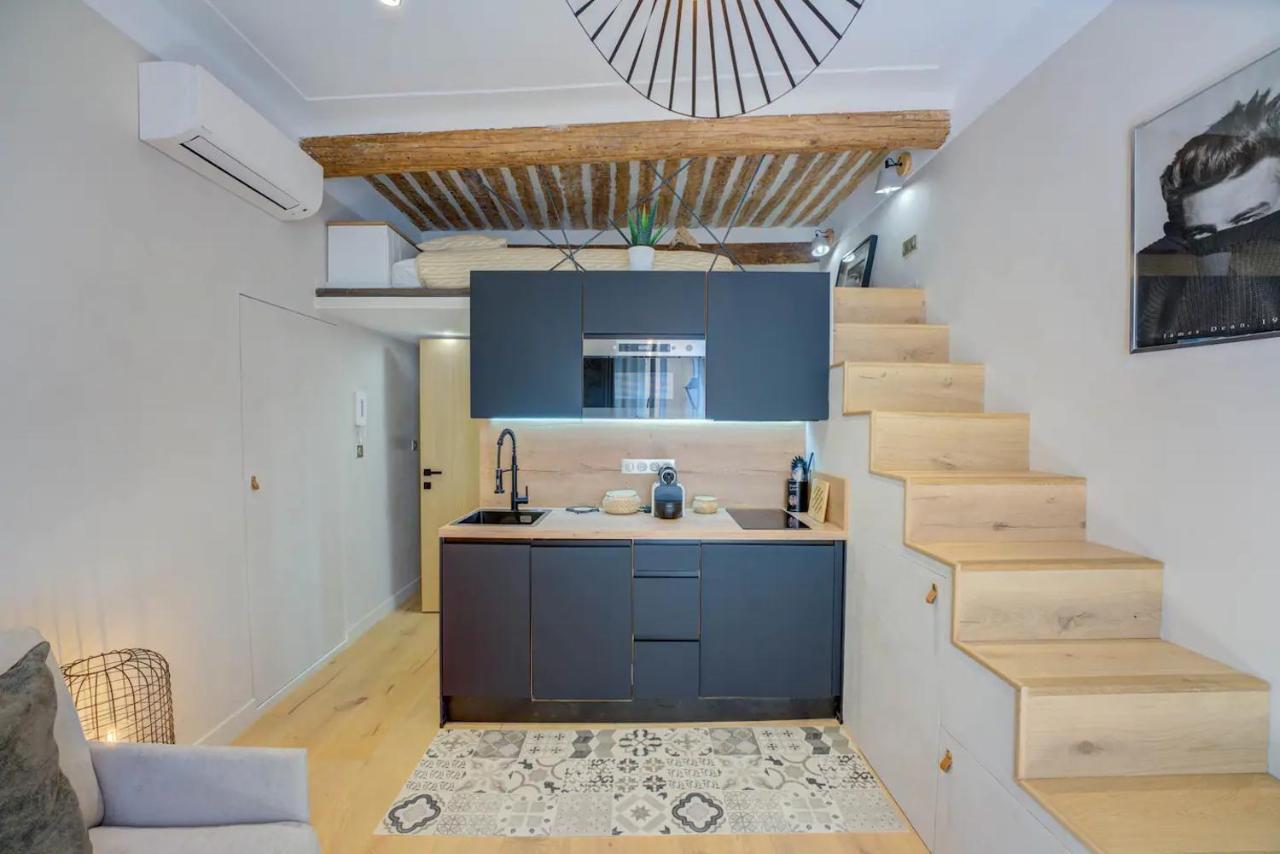 Duplex Studio Apt Mezzanine Near Shops & Cafes Антиб Экстерьер фото