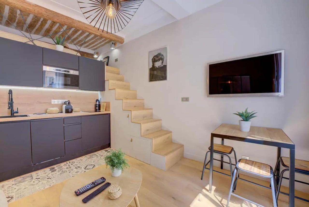 Duplex Studio Apt Mezzanine Near Shops & Cafes Антиб Экстерьер фото